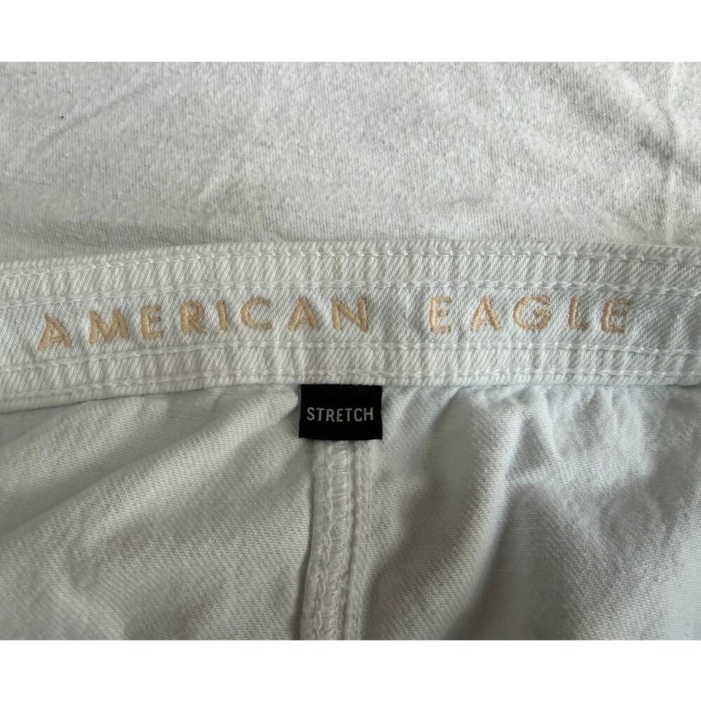 American Eagle White Button Front Overall Dress A… - image 6